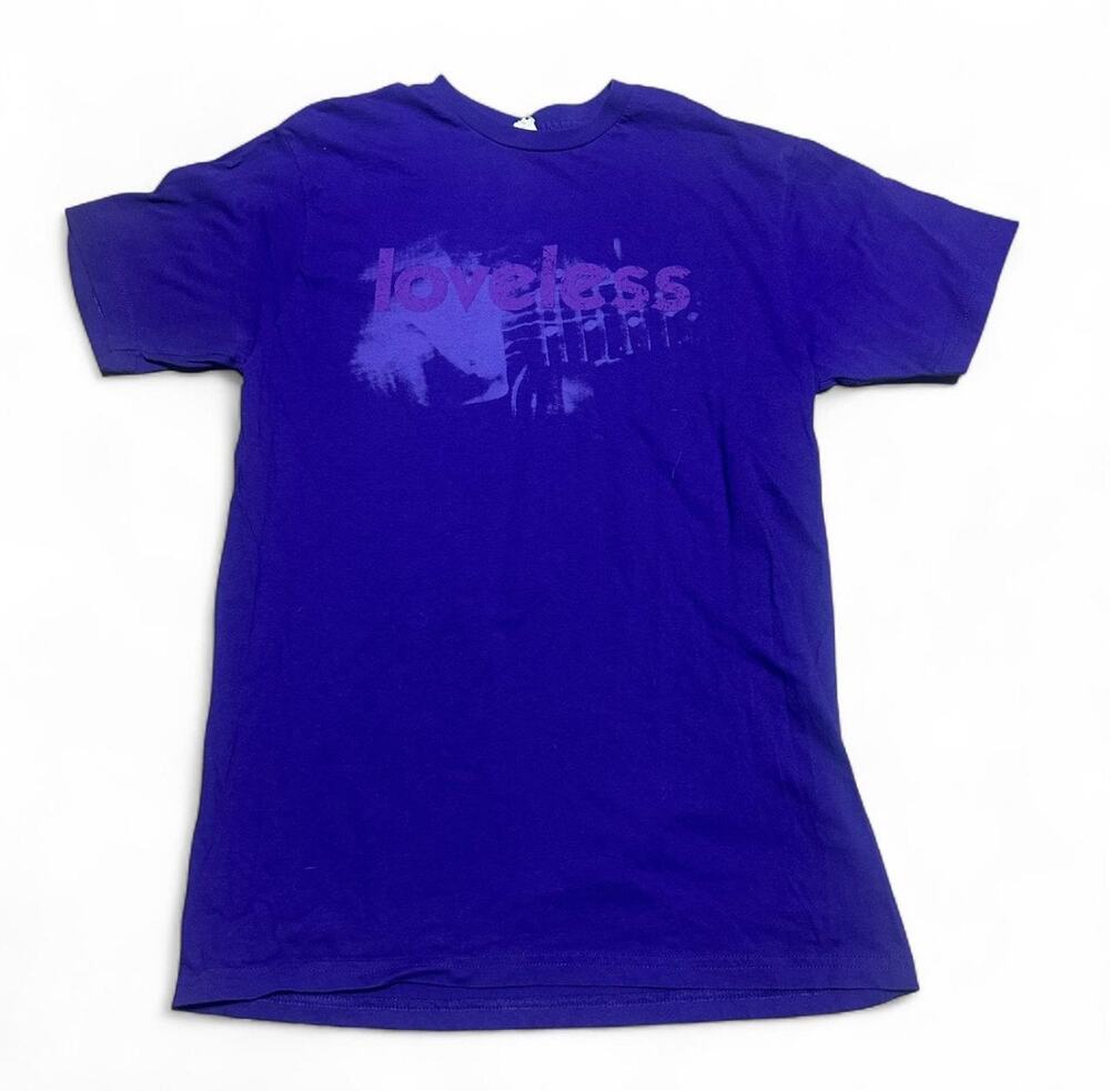 Vintage My Bloody Valentine Love Less Purple Band T-S… - Gem